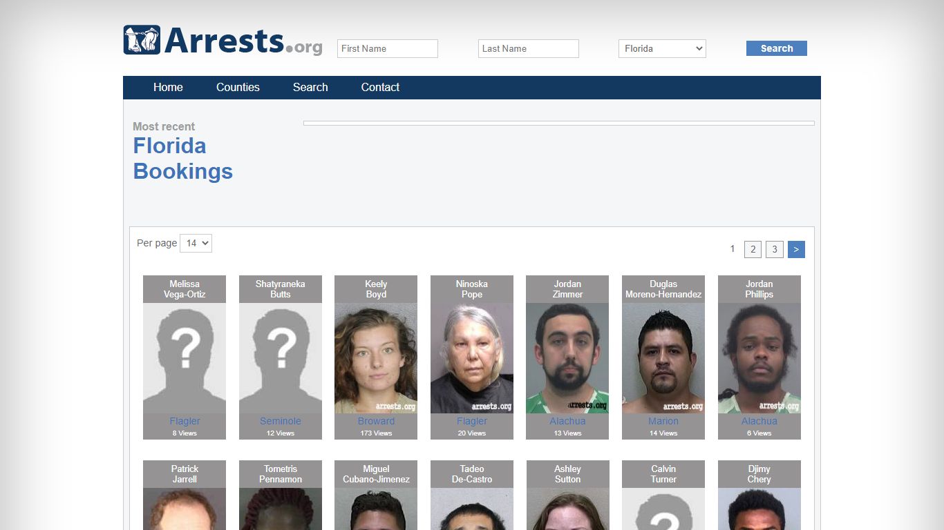 Florida Arrests and Inmate Search